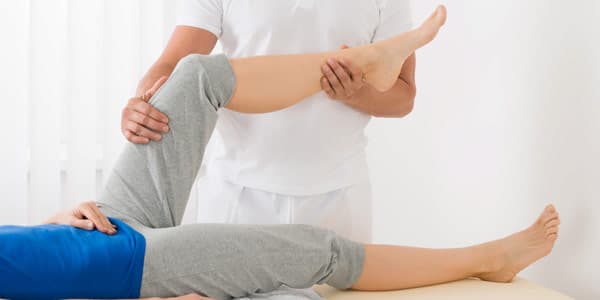 sesión fisioterapia en Sanxenxo